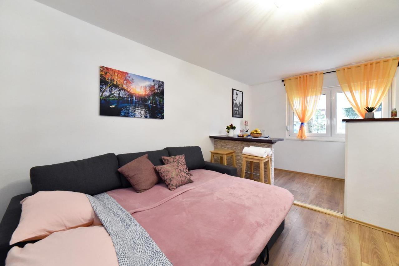 Studio Apartment Aneta 萨格勒布 外观 照片